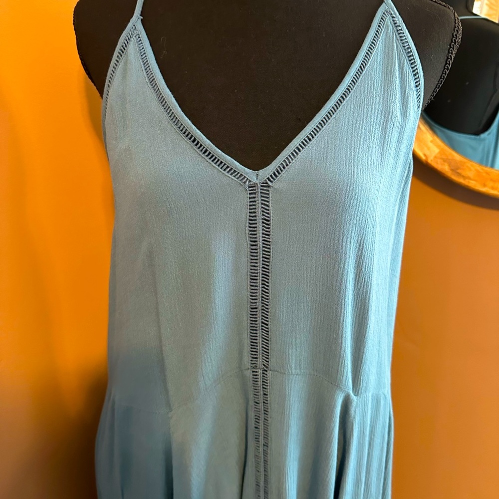 Ariat denim blue hi-low dress. - Picture 5 of 7